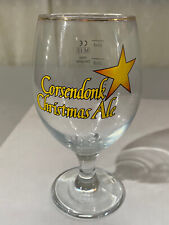CORSENDONK CHRISTMAS ALE OUD-TURNHOUT, BELGIUM TULIP BEER GLASS picture