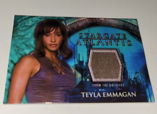 TEYLA EMMAGAN 2008 STARGATE ATLANTIS Chase COSTUME WARDROBE CARD Seasons 3 & 4 picture
