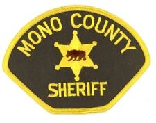 CALIFORNIA CA MONO COUNTY SHERIFF NICE SHOULDER PATCH POLICE picture