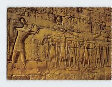 Postcard Relief of Ramses II, with the Sacred Boat, Karnak, Luxor, Egypt picture