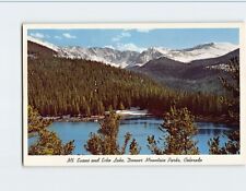 Postcard Mt. Evans and Echo Lake Denver Mountain Parks Colorado USA picture
