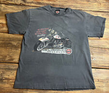 Vtg Harley Davidson Gray Large Tacoma WA T Shirt 1997  made In USA picture