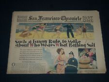 1937 SEPT 12 SAN FRANCISCO CHRONICLE MAGAZINE SECTION - FAY WRAY AD - NP 3708 picture