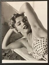1951 Marilyn Monroe Original Photo Cohen Press Love Nest Glamour Bathing Stamped picture