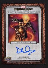2022 UD Marvel Beginnings Creator Gallery Auto #CG-WY Ghost Rider by Daniel Way picture