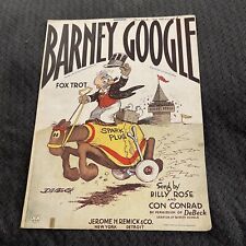 1923 Barney Google Spark Plug Sheet Music Debeck MA1 picture