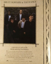 1989 BRUCE HORNSBY and the RANGE magazine PROMO AD ORIGINAL (UNFRAMED) picture