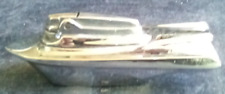 BOAT METAL  CIGARETE LIGHTER 14 X 4 X 5 CM AMERICAN MADE 275 KG CHROME picture