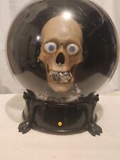 Gemmy Tornado Globe Skull, Large, Halloween Animated Decor Lights Up & Sounds picture