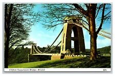 Clifton Suspension Bridge Bristol 1970s UK picture