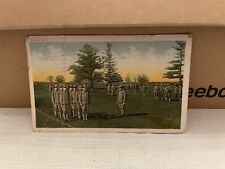 Vtg Postcard Squad Drill Soldiers 1917 picture