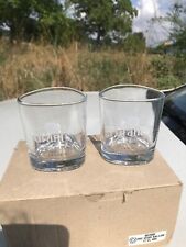 2x Grants Whisky Glasses-Tumblers-Pub Shed-Man Cave-Garden Bar C picture