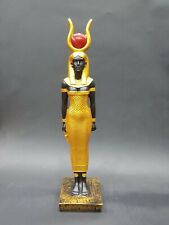 Amazing EGYPTIAN Black Colored HATHOR wearing the sun and holding the ANKH picture