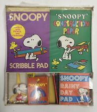 Rare Vintage Snoopy Rainy Day Pack Unused Charles Shulz Peanuts Cartoon Comic picture