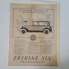 1927 Studebaker Erskine Six AD Ephemera Advertisement picture