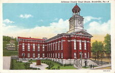 Postcard Jefferson County Court House Brookville PA picture