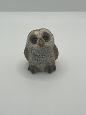 Vintage Owl Figurine Stone Critters Baby Barn Bird USA (1984)- 2.5” picture