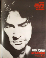 1986  BILLY SQUIER magazine PROMO AD  ORIGINAL (UNFRAMED) picture