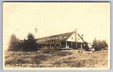 1912 RPPC FRIENDSHIP ME DURRELL CAMP, DINING ROOM AWFUL TRIP PHOTO Postcard P59 picture