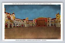 Chicago IL-Illinois, Aragon Ballroom, Advertising, Antique Vintage Postcard picture