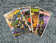 Harris Comics Cyberfrog 1996 1st Series Lot Run of Issues #1-4 Comic Books picture