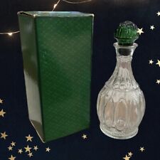 Vintage Emerald Accent Green Decanter Stopper Holiday Liquor Bottle 1980 Avon picture