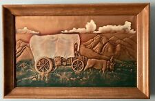 Vintage Wall Art Copper Relief - Western Art picture