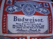 Budweiser Print Sleeping Bag, Vintage, Rare, 1976  picture