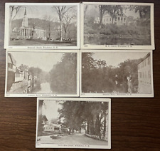 5 Winchester, New Hampshire NH Vintage Postcards ~ Church, River, N. Main St. picture