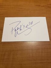 PAUL WARFIELD - FOOTBALL - AUTOGRAPH SIGNED - INDEX CARD -AUTHENTIC - A4879 picture