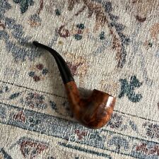 Newcastle The Tinder Box #42 Made In England Pipe Bent Curved Design Brown Grain picture
