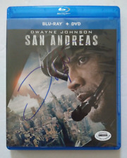 San Andreas Blue-Ray DVD Autographed by Dwayne Johnson (The Rock) COA picture