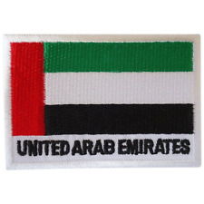 UAE National Country Flag Iron on Patch Embroidered Sew On International picture