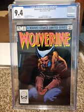 Wolverine Limited Series 3 cgc 9.4 Marvel 1982 Frank Miller cover art WHITE pgs picture