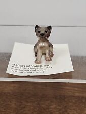 NOS HAGEN RENAKER BABY WOLF ON CARD #03250 picture