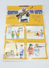 Vintage NRA Shooting For Safety NRA Brochure/Poster  Collectible  1988 Very Rare picture