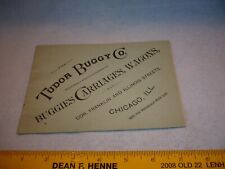 1888 the tudor buggy company buggies carriages wagons chicago catalogue picture