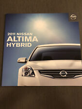 2011 NISSAN ALTIMA HYBRID 4-page Original Sales Brochure picture