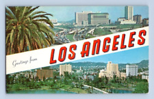 1950'S. LOS ANGELES, CA. MULTI VIEWS. POSTCARD XZ25 picture