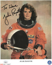 JULIE PAYETTE HAND SIGNED 8x10 PHOTO       GREAT ASTRONAUT      TO STEVE     JSA picture