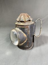 OLD RUSTIC ANTIQUE/VINTAGE BULLSEYE TORCH POLICE LANTERN FLASHLIGHT LAMP *READ* picture