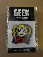 Harley Quinn BAM BOX Geek ENAMEL PIN picture