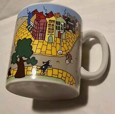 Vintage 1982 Cobblestone Lane French Painted Artwork Coffee Mug Cup  picture