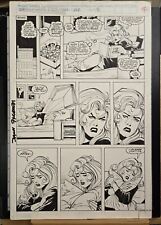 SPECTACULAR SPIDER-MAN #202 Pg#7 Original Art By SAL BUSCEMA Mary Jane Signed picture