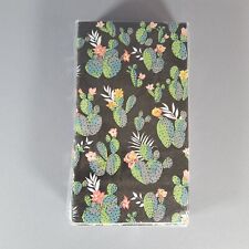 OCS Designs Midnight Desert Cactus 32 Guest Towels 3Ply Napkins Black picture