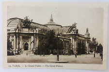 Vintage Paris France Le Grand Palais The Great Palace Postcard P11 picture