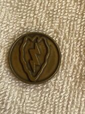 Vintage ARMY 25th INFANTRY DIVISION Challenge  Coin  3/4 inch picture