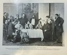 1908 Lady Randolph Churchill Berlin Society illustrated picture
