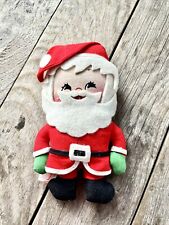 Vintage 1973 KNICKERBOCKER HOLIDAY MINIATURES Santa Claus Plush Doll 7