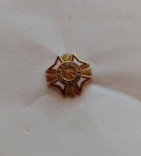 US Veterans of Foreign Wars Screwback Pin picture